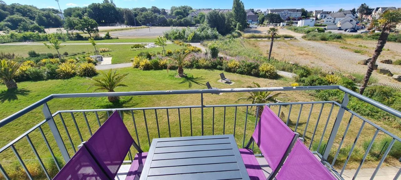 Appartement Devant La Plage Avec Piscine Concarneau Eksteriør billede